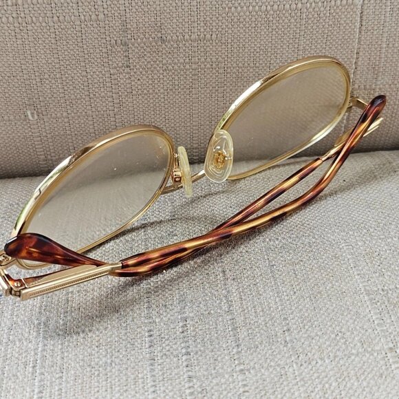 Vintage Loxuttica Women Eyeglasses Frame GOLDELETROPLATED Glasses Frame Italy main image 8
